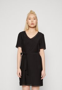 ONLY - ONLCELINE PAULA V NECK DRESS LIFE - Day dress - black Thumbnail Image 1