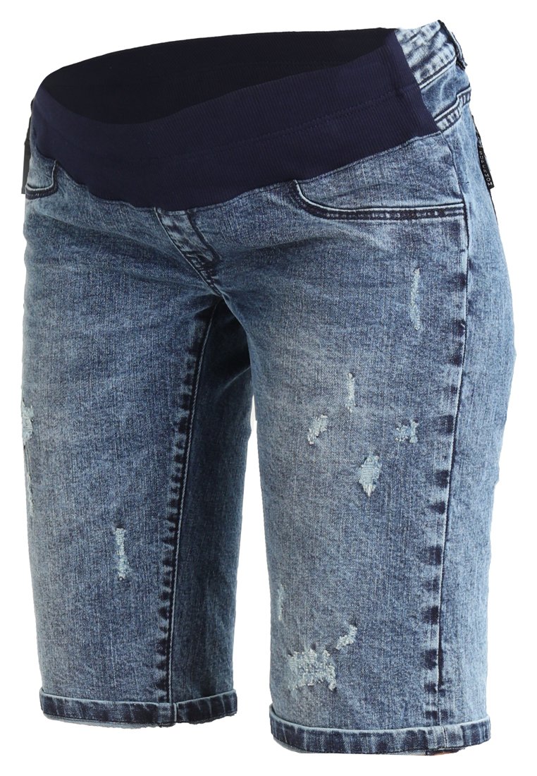 Supermom Jeansshort donkerblauw