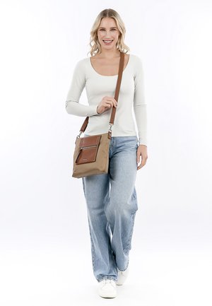 Cross body bag - sand
