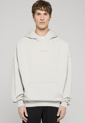 LOGO BOXY - Hoodie - washed clear grey gum
