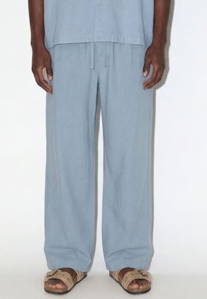 Balmohk, Light Cotton Jogger - Trousers - light blue
