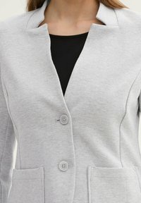 TOM TAILOR STRUCTURE - Blazer - new light grey melange