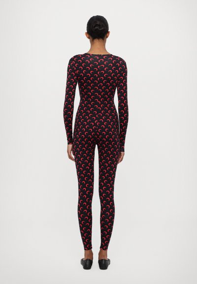 MARINE SERRE MOON CATSUIT - Salopetă - black/red