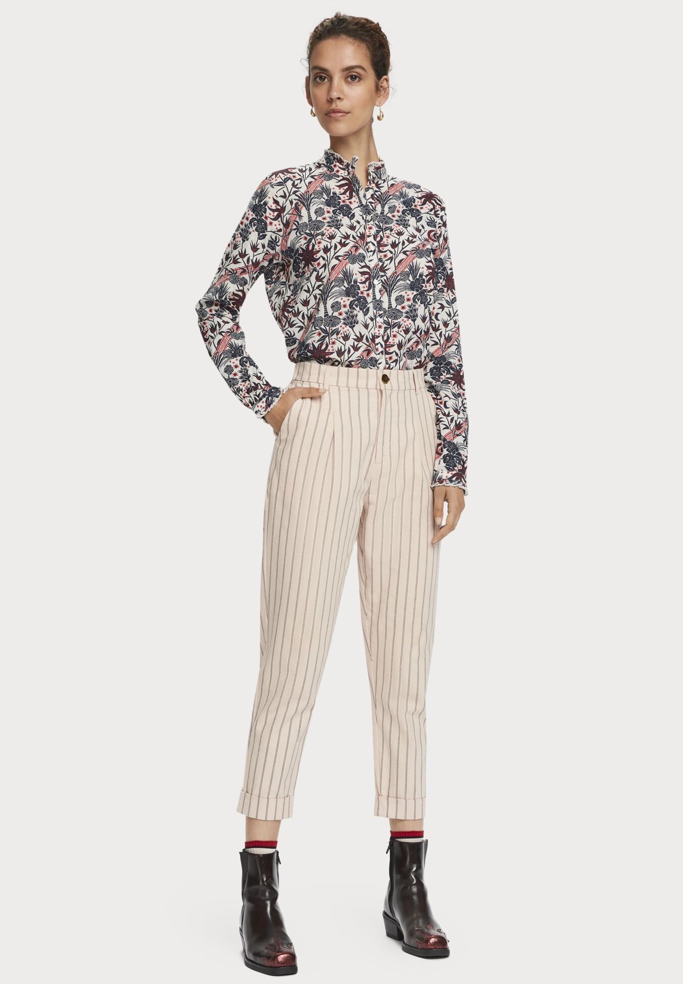 scotch and soda striped pants