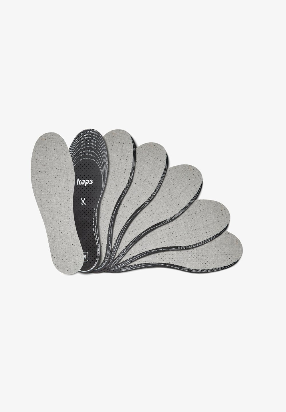 Kaps PACK ANTI ODOUR SHOE INSOLES CUT TO FIT Insole grey