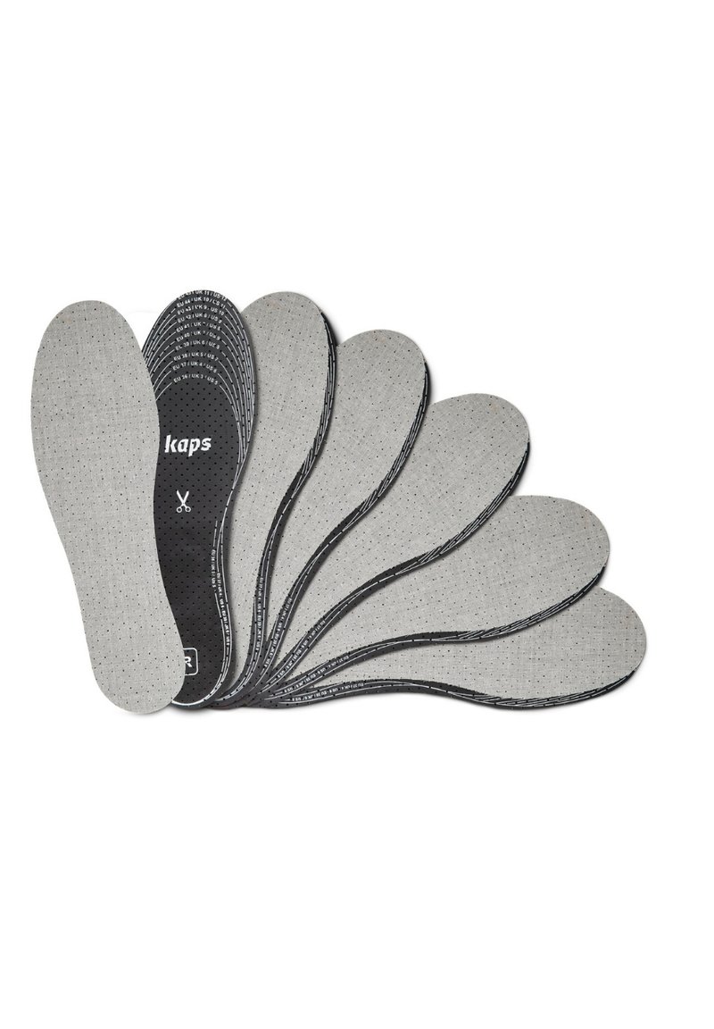 Kaps - 6 PACK ANTI ODOUR SHOE INSOLES CUT TO FIT - Schuhsohle/Fußbett - grey, Vergrößern