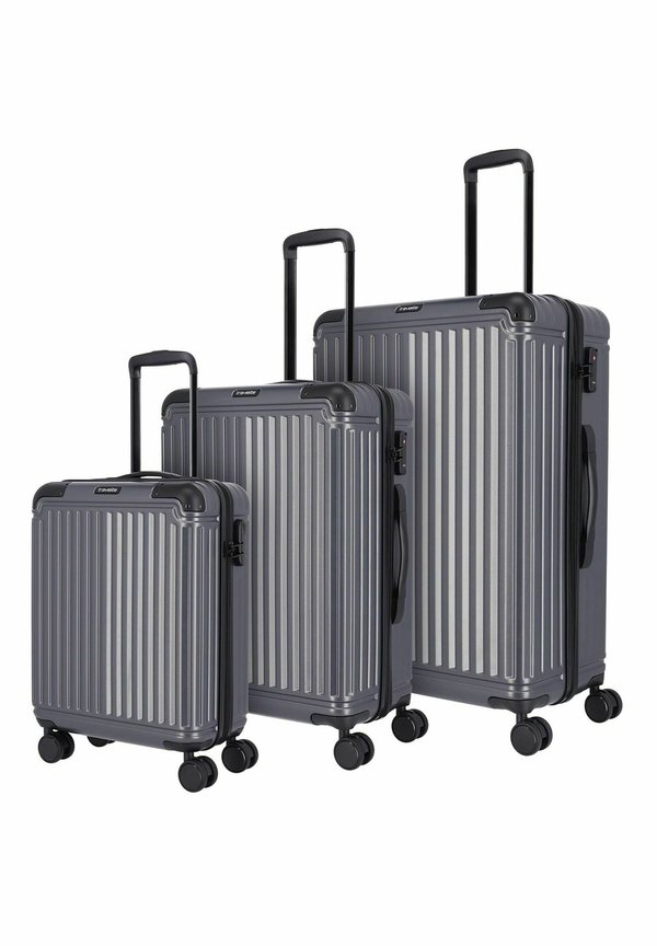 3 PACK CRUISE 4W TROLLEY - Kofferset - antracite