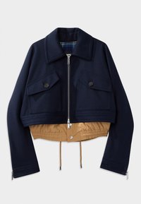 HYBRID KABAN - Bomber jakna - navy/beige