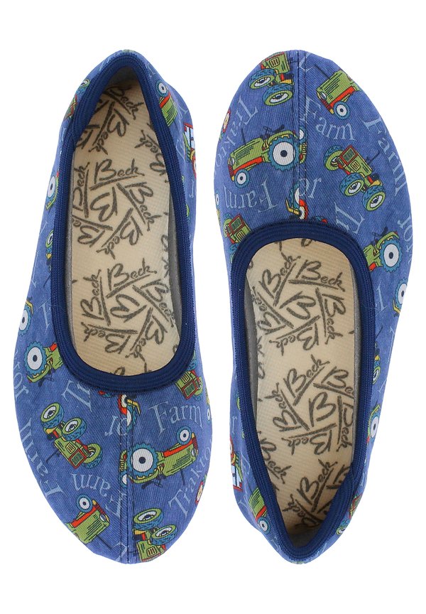 GYMNASTIK TRAKTOR - Hausschuh - blau