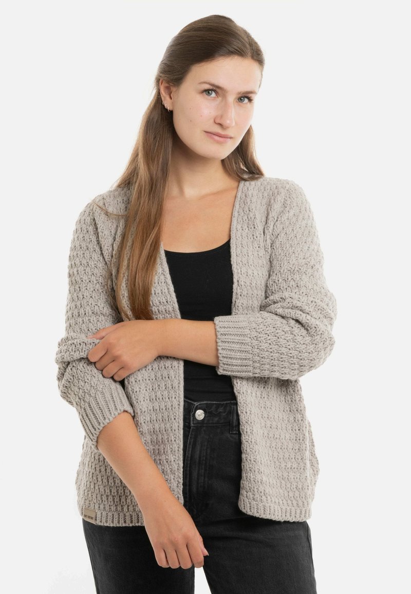 Knit Factory BECKY - Strickjacke - iced clay