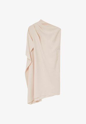 Reiss, REGULAR FIT - ELLERY ONE SHOULDER DRAPED MINI DRESS . - Koktailové šaty/večierkové šaty - pale pink