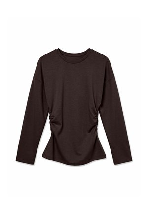 Vero Moda, TOP VMSMILLA TOP - T-shirt à manches longues - chocolate torte