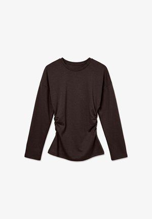 Vero Moda, TOP VMSMILLA TOP - T-shirt à manches longues - chocolate torte