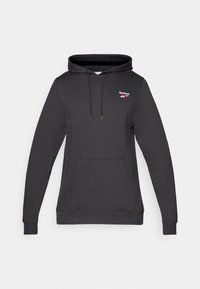 IDENTITY SMALL LOGO HOODIE - Sweat à capuche - black/white/vector red