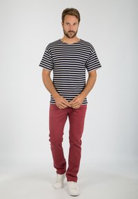 Armor lux DOËLAN MARINIÈRE - T-shirt z nadrukiem