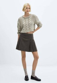 Mango GRUNGE - A-lijn rok - grey