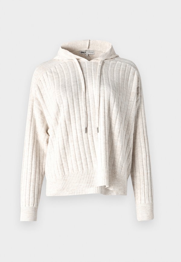 ONLNEW TESSA HOOD DETAIL - Jumper - pumice stone3