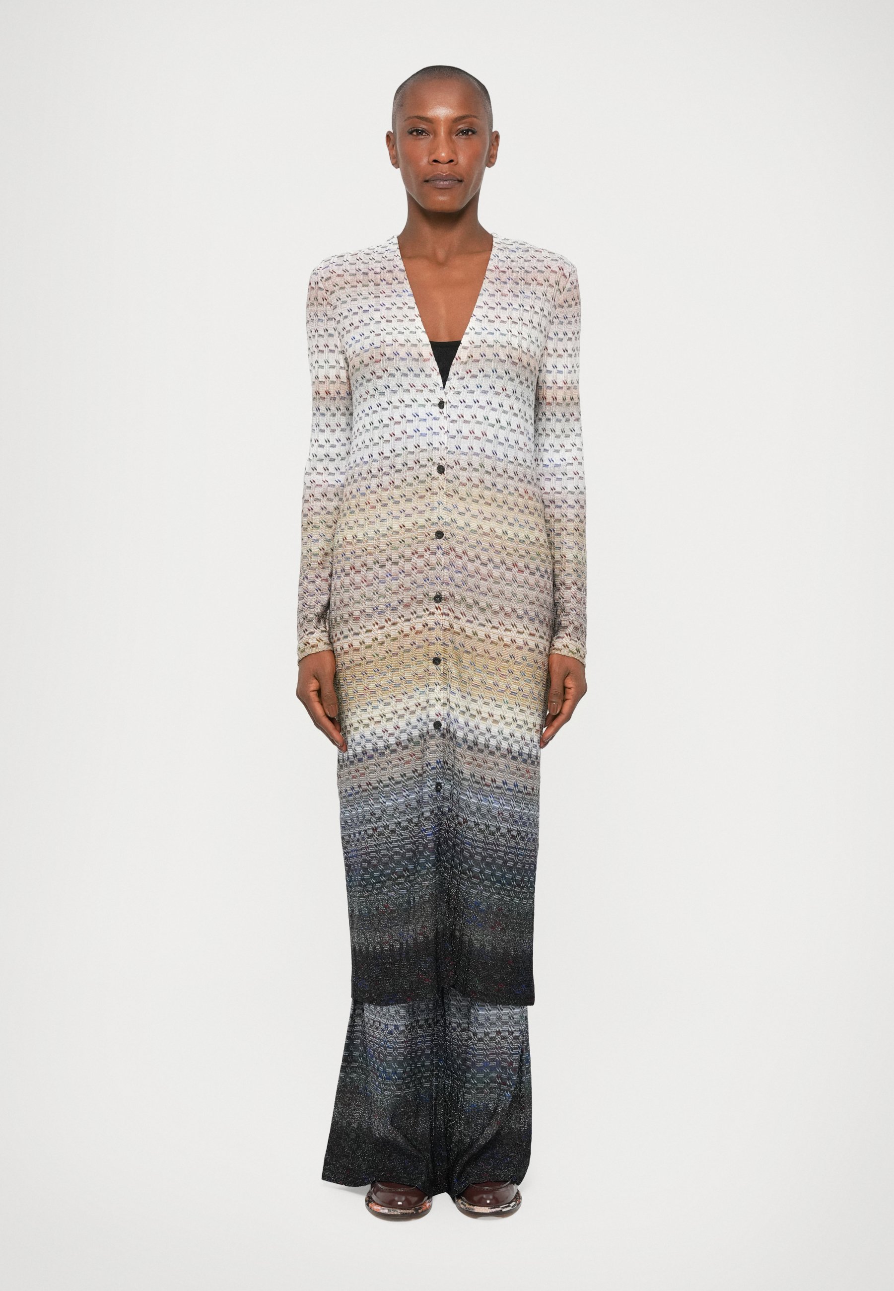 Missoni LONG CARDIGAN Cardigan blue tones/multi-coloured