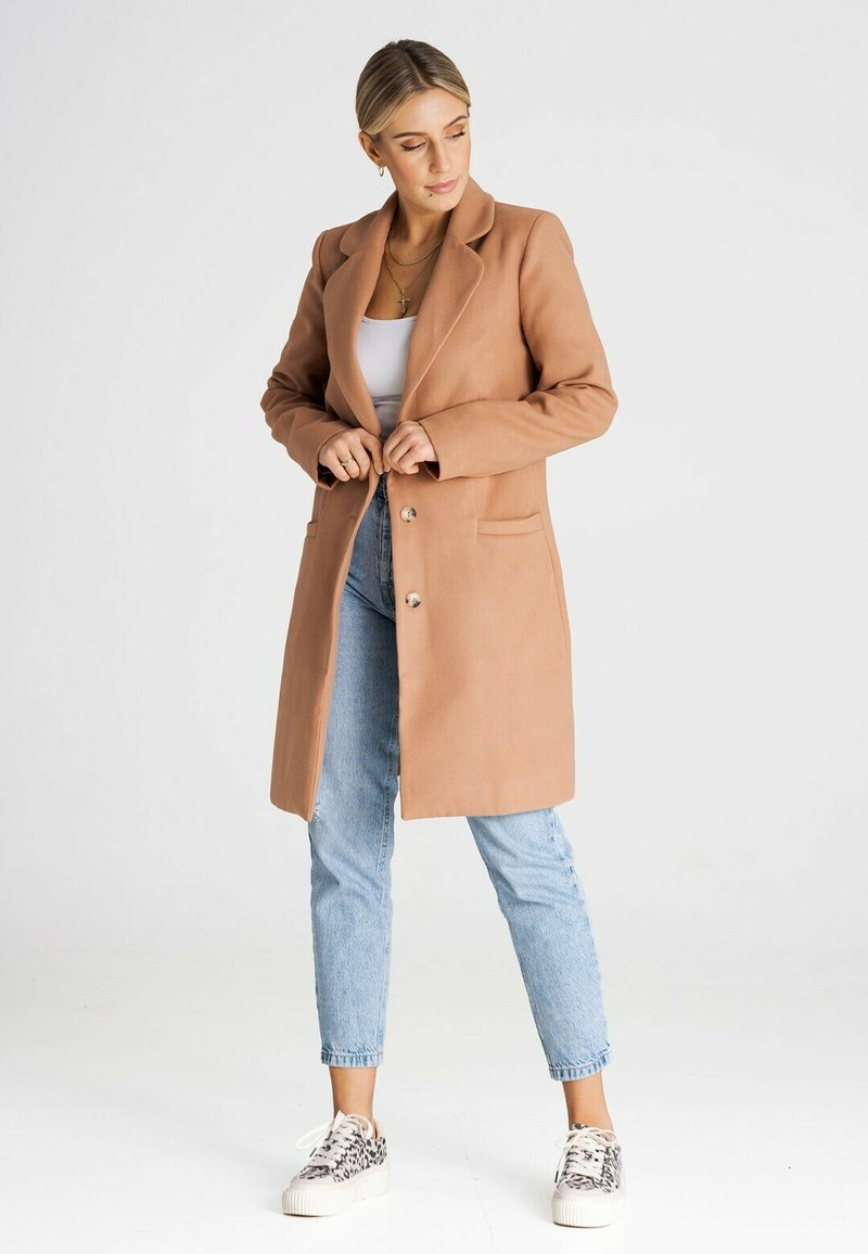 Figl Klassischer Mantel - beige