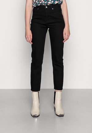 Straight leg jeans - black