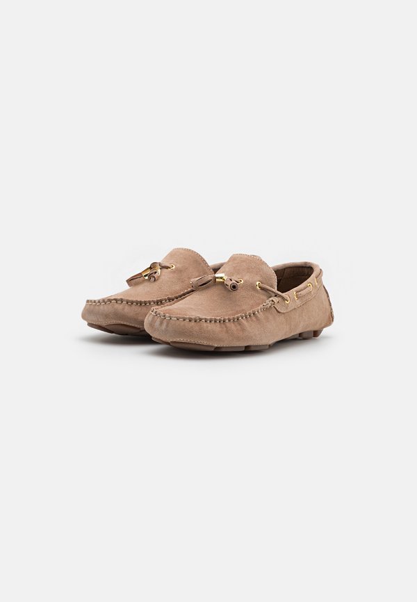 LEATHER - Moccasins - sand3