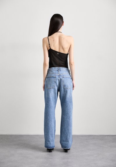 Agolde FRAN IN INVENTION - Ravne kavbojke - blue denim