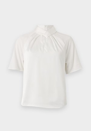 Anna Field, SHORT SLEEVES SATIN CHIFFON BLOUSE - Bluse - cloud dancer