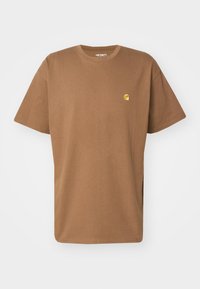 Unselected, chocolate/gold