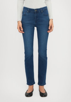 MARI MID RISE STRAIGHT - Jeans slim fit - blue denim