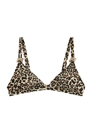 Koton, LEOPARD PATTERNED BRALETTE BIKINI TOP. - Bikinitop - white