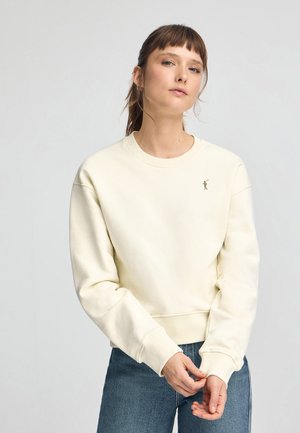 Sweatshirt - ecru