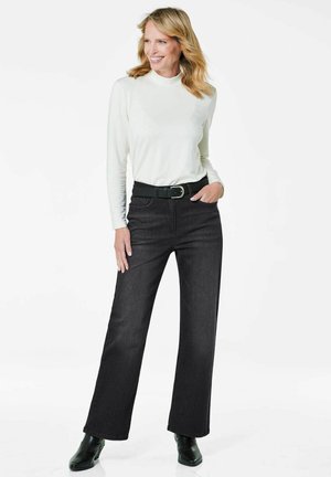 Straight leg jeans - black