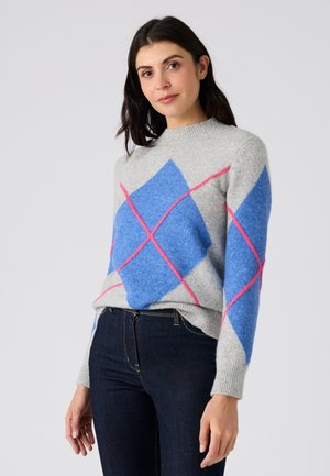 MAILLE JACQUARD - Maglione - gris graphique