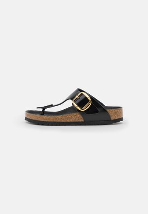 Birkenstock GIZEH BIG BUCKLE REGULAR - Tåsandaler - black