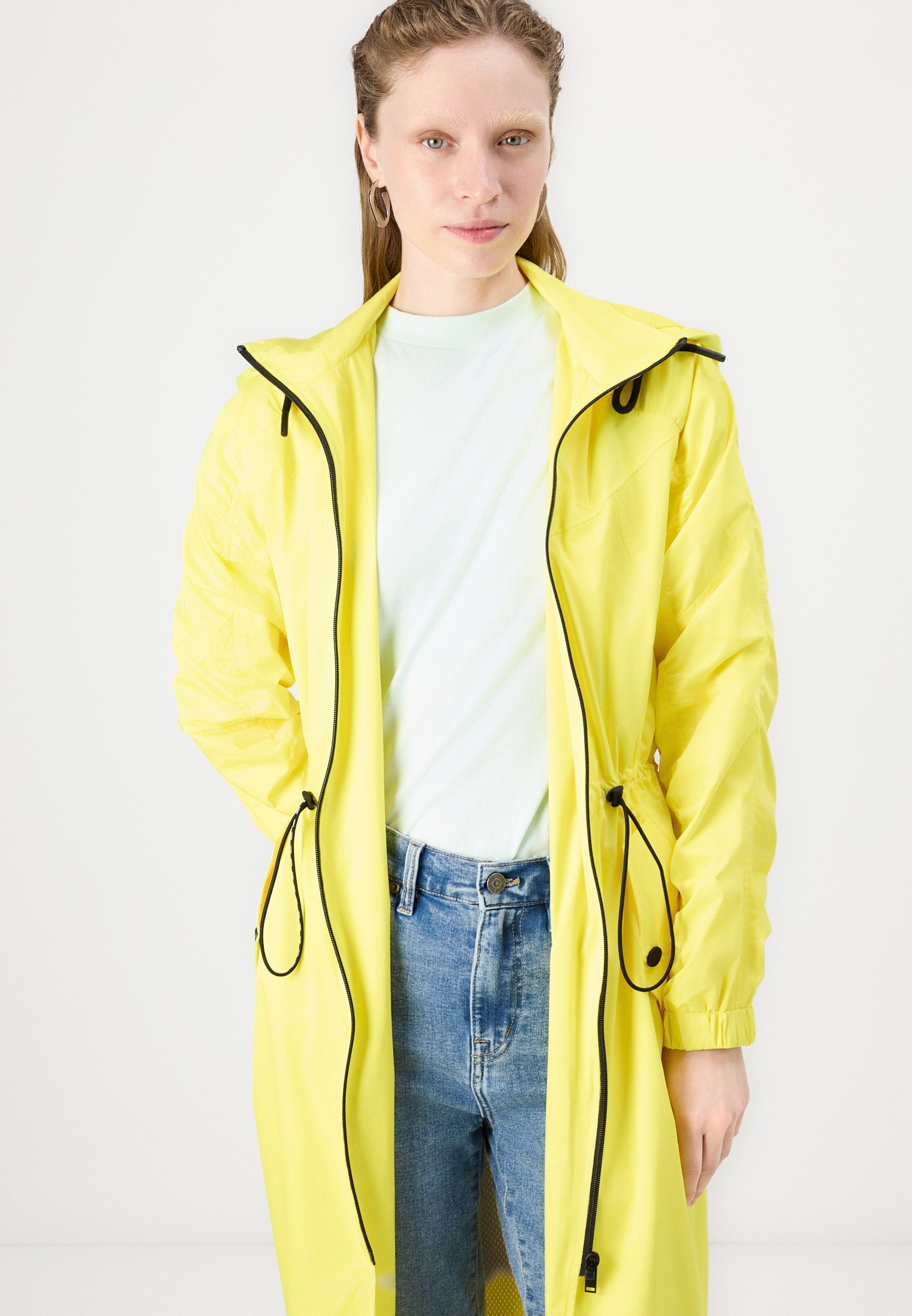 DKNY COATED ANARAK - Waterproof jacket - daffodil/yellow - Zalando