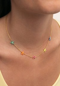Singularu Starfish Enamel Colors - Collar - gold-coloured