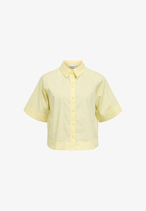 Object, SHIRT SHORT SLEEVED - Chemisier - pastel yellow