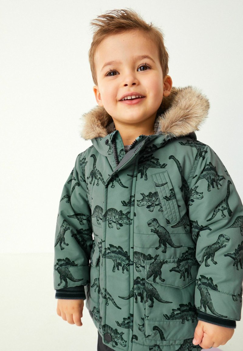 Next - SHOWER RESISTANT - Veste d'hiver - sage green dinosaur, Agrandir