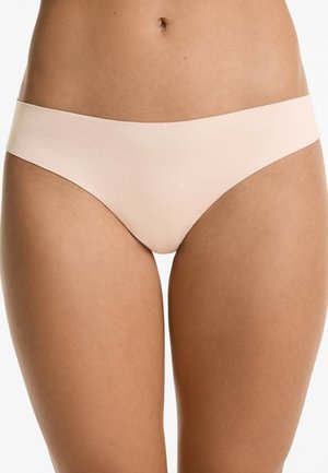 3 INVISIBLE COTTON BLEND - G-strenge - black