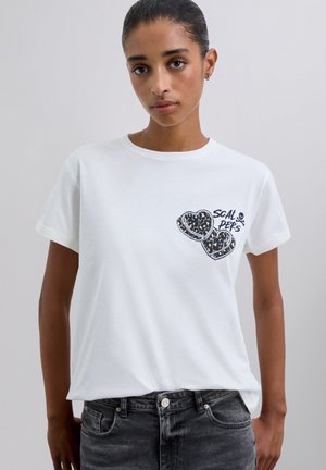 TEE - T-Shirt print - ecru