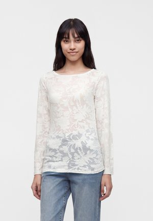 Vero Moda, VMLAYLA GATHERING - T-shirt à manches longues - snow white