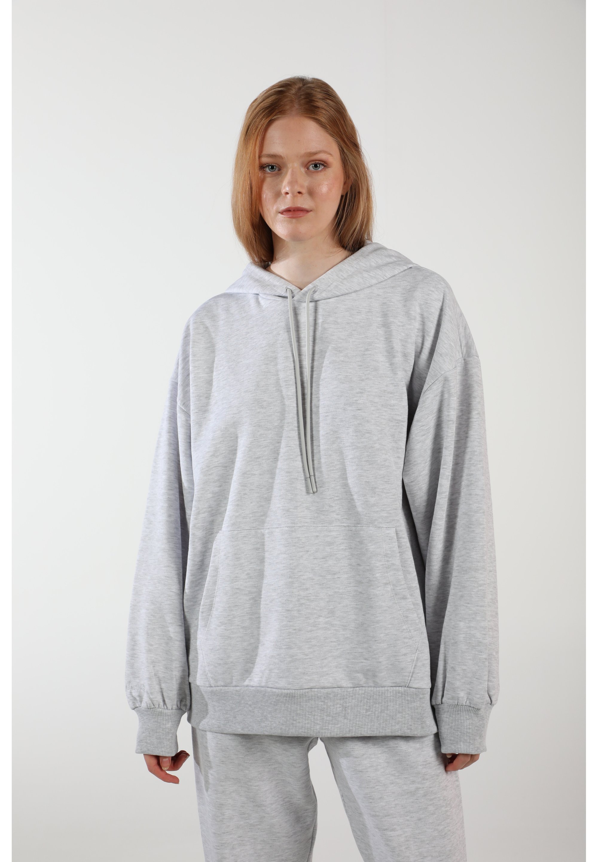 EOSELIO OVERSIZED UNISEX LOOSE FIT ELEVATE - Hoodie - airy grey/light grey  - Zalando.de