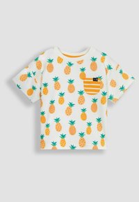 JoJo Maman Bébé 2-PACK REGULAR FIT - T-shirts basic - ecru pineapple