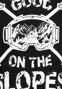 Key Largo MSW SLOPES ROUND - Langarmshirt - black