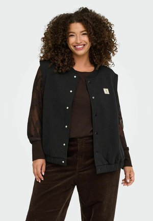 ONLY Carmakoma GILET CARCORALIE SWEATSHIRT - Veste sans manches - black
