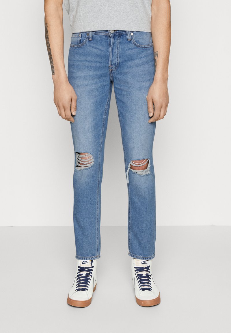 Jack & Jones - JJIMIKE JJORIGINAL - Traperice opuštenog kroja - blue denim, Povećaj