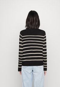 Vero Moda NOVA LS O-NECK GA NOOS - Pullover - black/birch