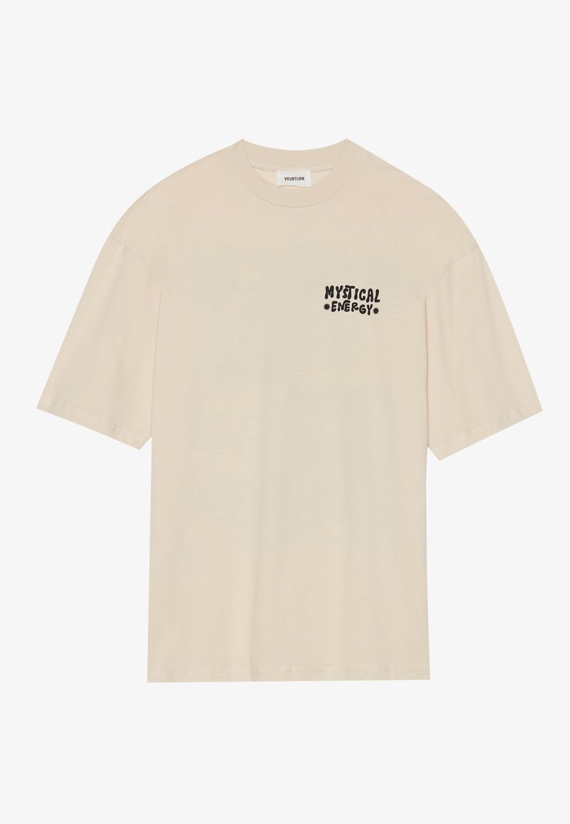 YOURTURN T-shirt print crème YOURTURN T-shirt print crème