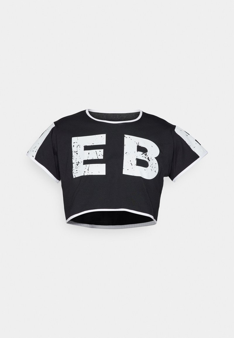 Nebbia T-shirt print zwart Nebbia T-shirt print zwart