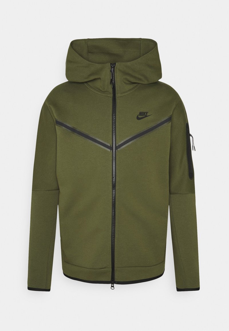 Nike Sportswear M NSW TCH FLC FZ WR - Camisola com fecho - rough green